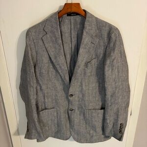 Todd Snyder Linen Blend Gray Blazer